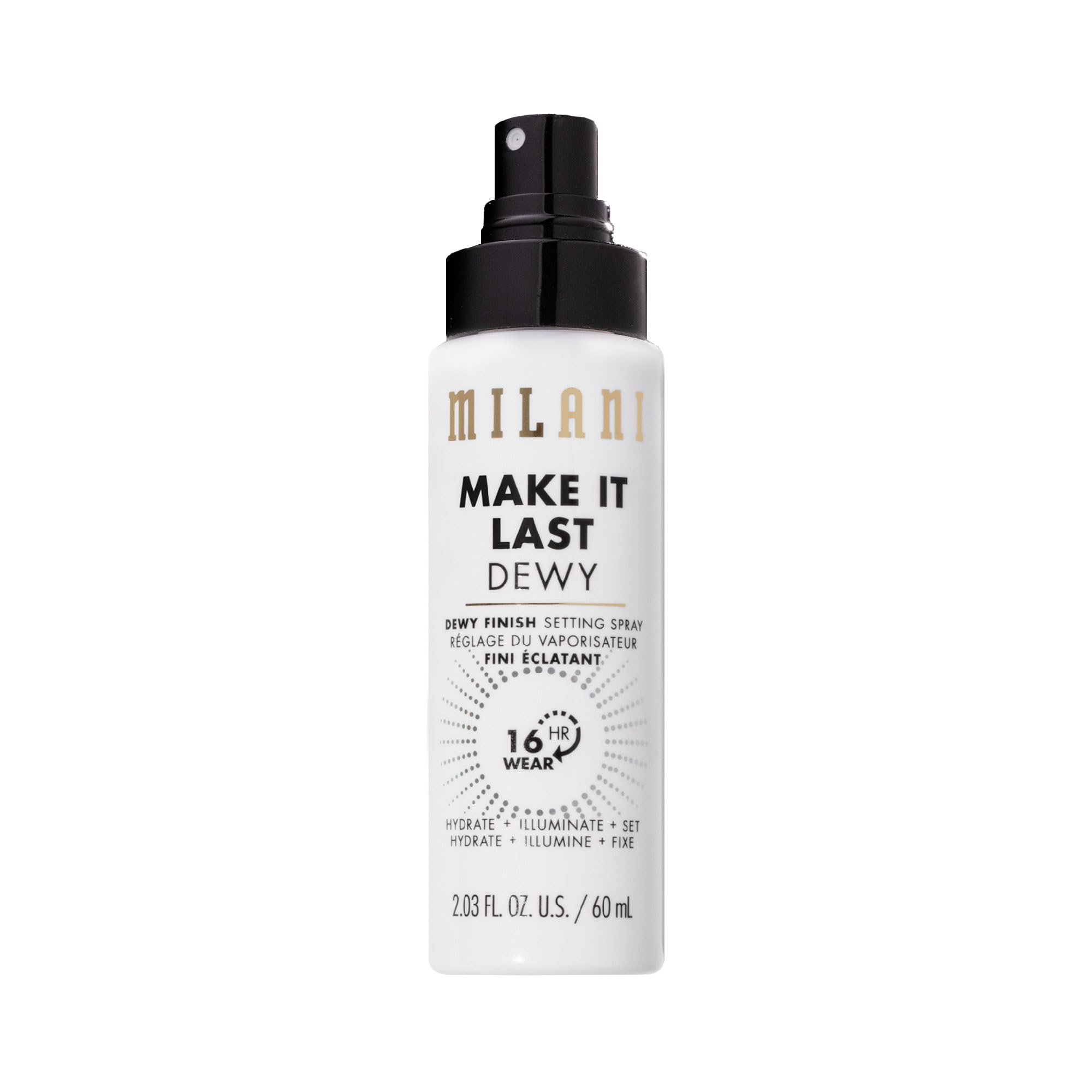 Milani Setting Spray + Primer, Make It Last Original - Natural Finish with Niacinamide for Hydration, Setting Spray for Makeup and Face Primer, 3-in-1 Prime + Hydrate + Set, 2.03 Fl. Oz