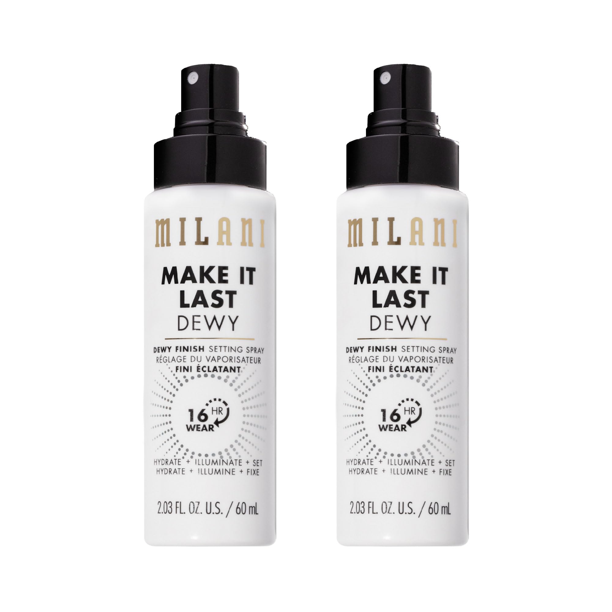 Milani Setting Spray + Primer, Make It Last Original - Natural Finish with Niacinamide for Hydration, Setting Spray for Makeup and Face Primer, 3-in-1 Prime + Hydrate + Set, 2.03 Fl. Oz