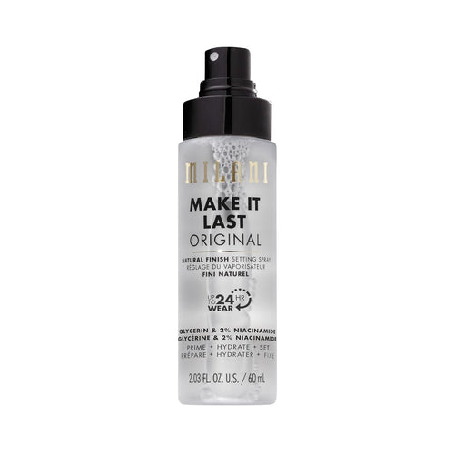 Milani Setting Spray + Primer, Make It Last Original - Natural Finish with Niacinamide for Hydration, Setting Spray for Makeup and Face Primer, 3-in-1 Prime + Hydrate + Set, 2.03 Fl. Oz
